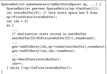Figure 7: Generic way of constructing an infinitesi- infinitesi-mal generator
