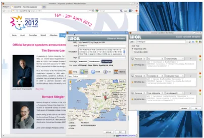 Fig. 5. The non-expert user interface for creating the access policies.
