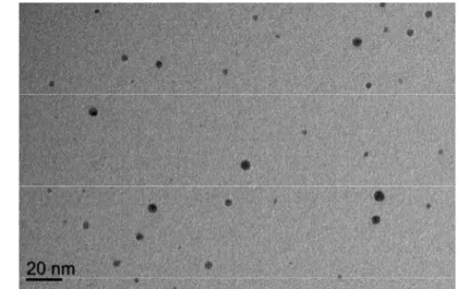 Figure 1. TEM micrograph of (A) PMAA-AuNPs and (B) P(HEMA-MAA)-AuNPs. 