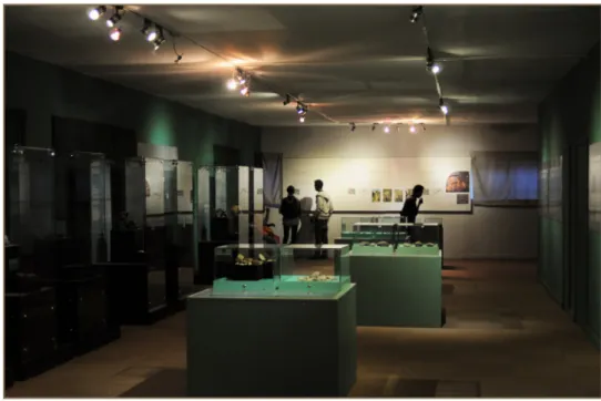 Figure 8 : La salle de la préhistoire dans l’exposition de 2014