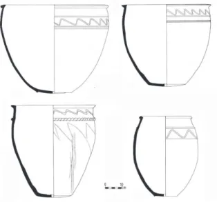 Fig. 9 - Cuves à fond perforé. Tell el-Rimah, Bronze  Moyen. Postgate et al. 1997, The excavations at Tell  al-Rimah