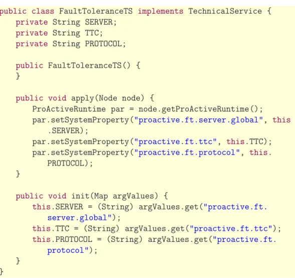 Figure 6 shows the full implementation of our fault-tolerance technical service.