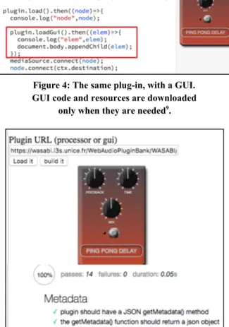 Figure 4: The same plug-in, with a GUI.  