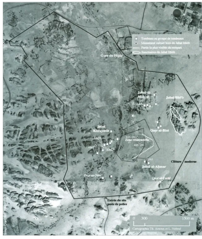 Fig. 3 : Site de Madâ’in Sâlih (Nehmé et al. 2006)