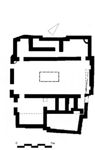 Fig.  3.  Plan d e  la «White Room» du Niveau XII de  Tepe  Gawra,  d'a p rè s  Tobler  1950,  Pl