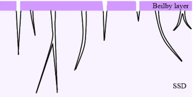 Figure 1 presents a schematic commonly admitted structure of the glass or fused silica  interface