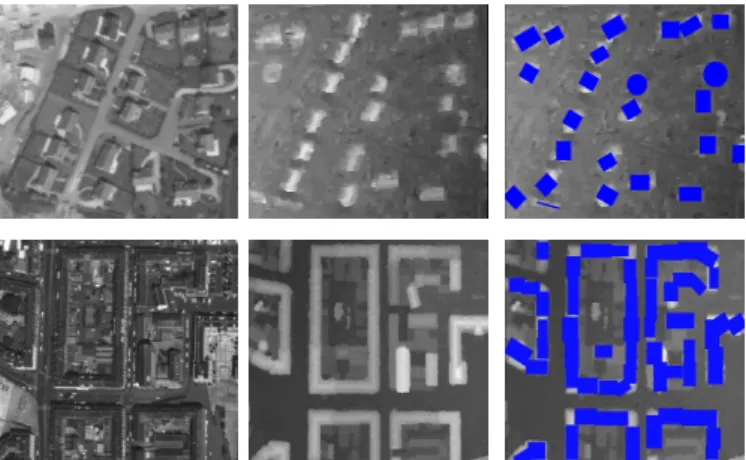 Fig. 11. Examples of natural texture representations in terms of geometrical objects.