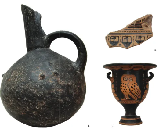 Fig. 1 – Cruche à anse, panse arrondie et haut col [33]. Bronze ancien (3500-2000). H