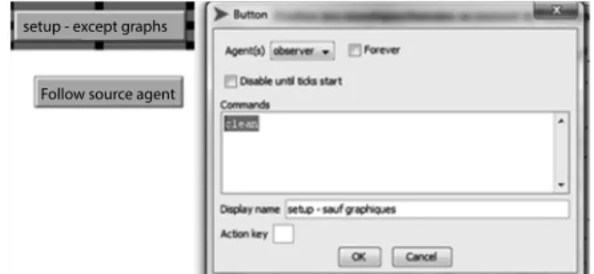 Figure 4.11. Deﬁning a button which calls the clean function, as opposed to the setup function, which allows for the simulation