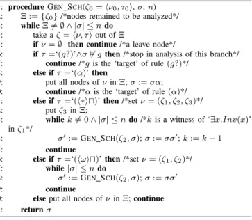 Fig. 6 shows a rough derivation of this formula, where each step abstractly represents one or more derivations, with the rules being applied listed on the right