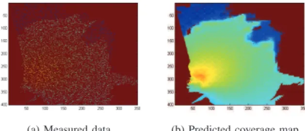 Fig. 1. Coverage map prediction using FRK.