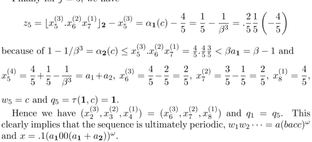 Figure 3. The automaton M 0 β .