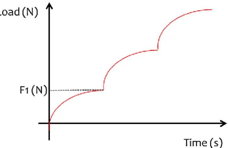 Fig. 9. Illustration of the force applied during the test. 