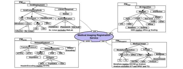 Figure 5. Variability and concerns within a medical imaging service and fmViewSecurity