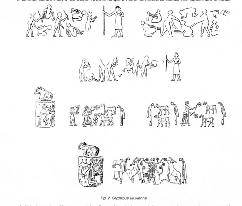 Fig. 2.  G lyptique urukienne