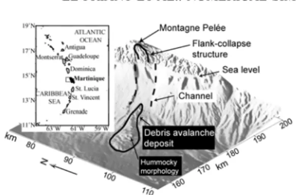 Figure 2. a) Observed deposit thickness superimposed on shaded bathymetry. Contour interval is 5 m
