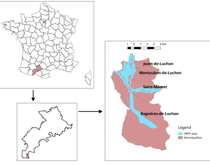 Figure 2: Surveyed municipalities in the Haute-Garonne