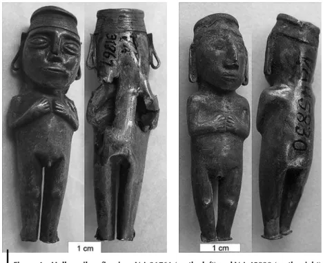 Figure 4 – Hollow silver figurines V A 31761 (on the left) and V A 45830 (on the right)