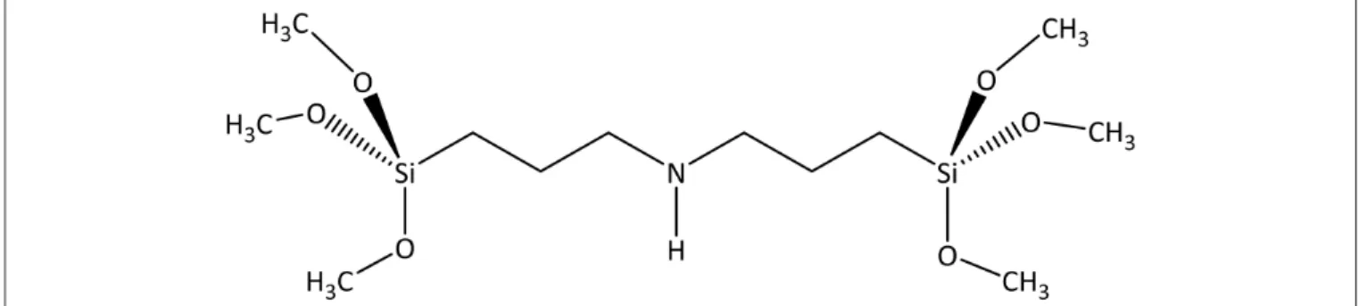 FIGURE 1 | Structure of the BTMSPA precursor.