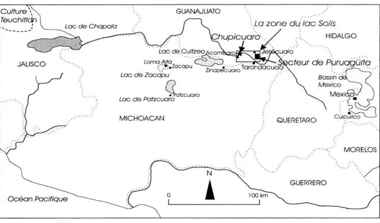 Fig. 1  — Carte de situation de la zone d'étude. 