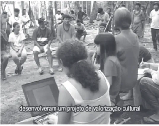 Fig. 4 – Capture d’écran de la vidéo  Mapimaí, a festa da criação do mundo 