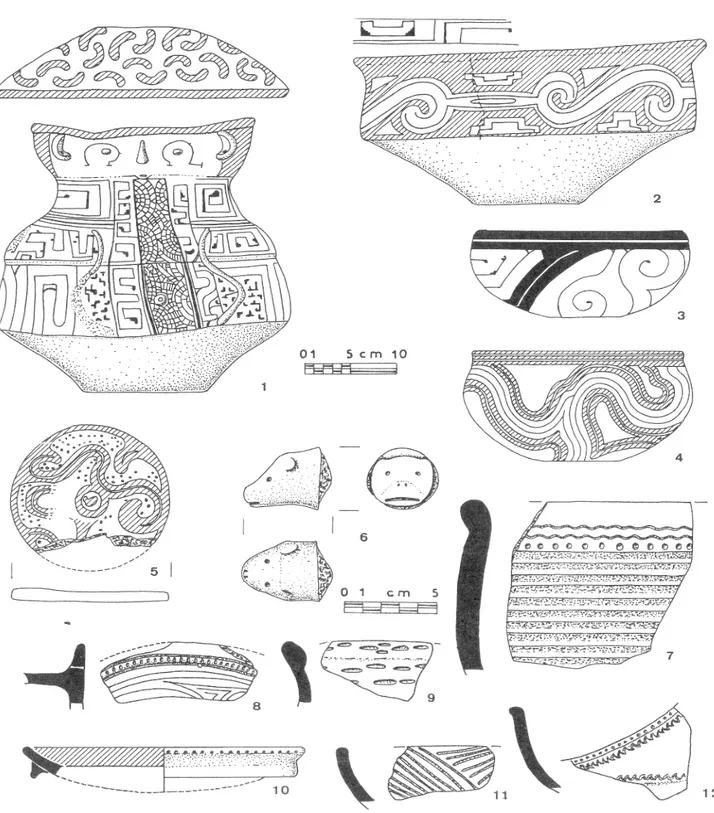 Fig.  4.  — Céramiques du complexe  Aristé  Récent 