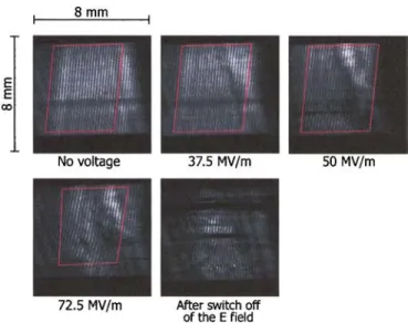 Figure 10 shows the topographical maps of the Nb sur- sur-face, inferred from the respective interferograms in Fig