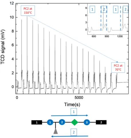 Table 5 : DMFP program used for the C6 breakthrough experiment. 