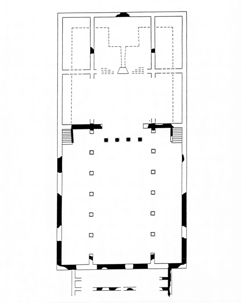 Fig.  12 : Saint-Gall, église abbatiale de Gozbert (830-835). W. Jacobsen.
