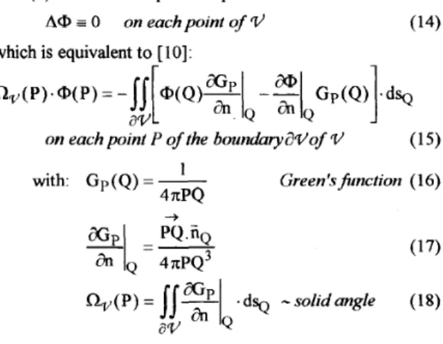 Fig.  6.  2D  FE Model of the electrometer. Electric potential  (f  =  1  Hz) 