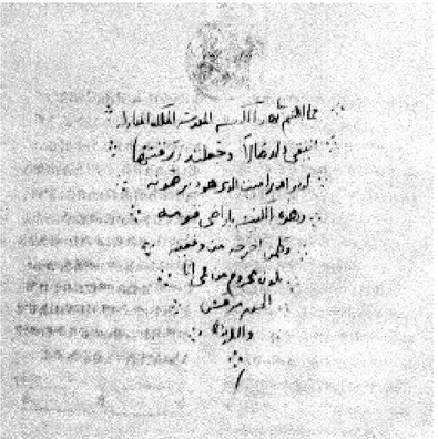 Fig 1b : Manuscript H2 IV 666, waqf.