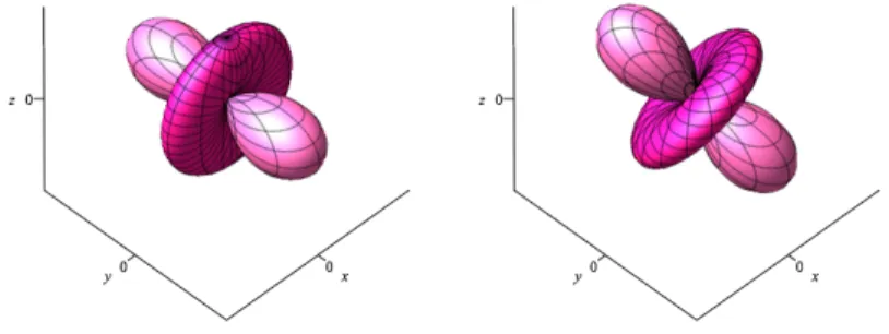 Figure 1.1. Two centrally symmetric surfaces only differing by a rotation.