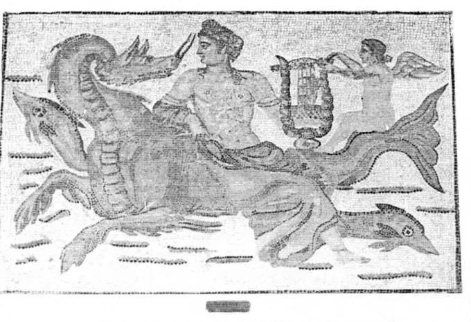Fig.  2  :  mosaïque d'Auzia  (Aumale),  Alger,  Musée  National  (=  Nereides n°  163).