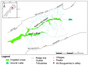 Fig. 1. Location of the Aït Bouguemmez valley (central High Atlas, Morocco) (source: Hammi 2007)