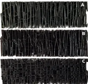 Fig. 5: Different faces of a same beam showing the differences added due to the printing technique