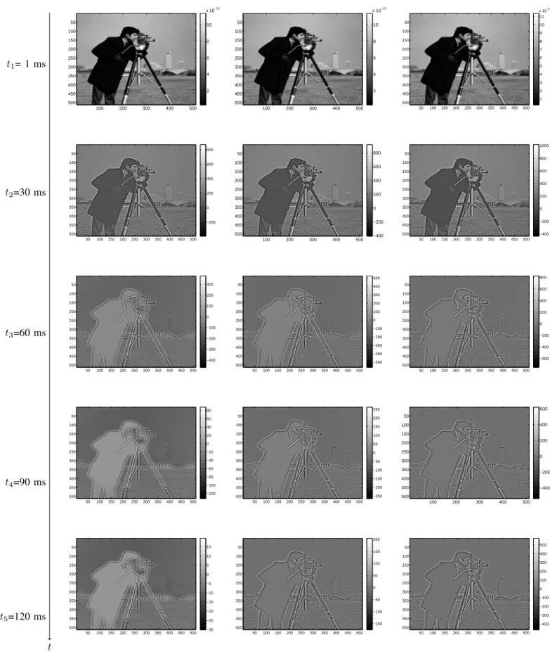 Fig. 10: Decomposition of an image using the retina-inspired non-separable spatiotemporal filter