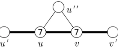 Figure 1: The configurations C 0 (left) and C 0 0 (right).