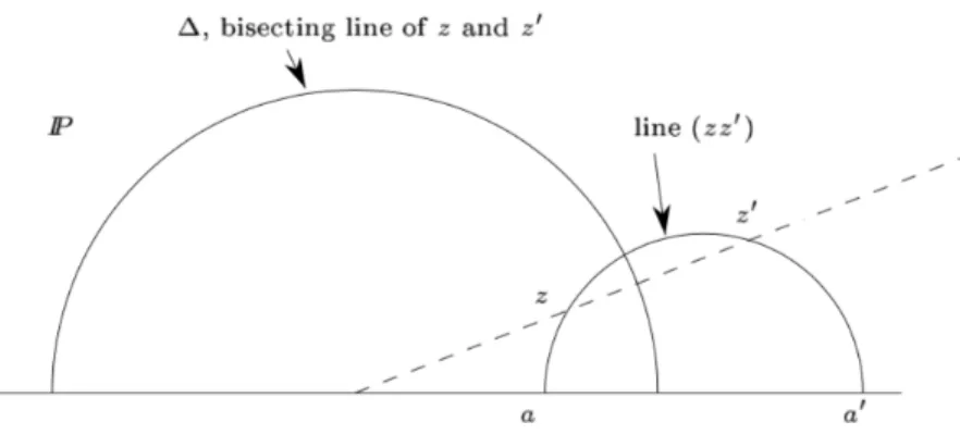 Figure 5: Hyperbolic lines.