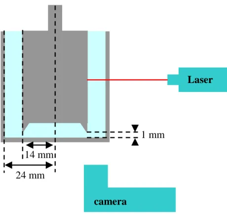 Figure 2  1 mm 14 mm 24 mm camera  Laser  