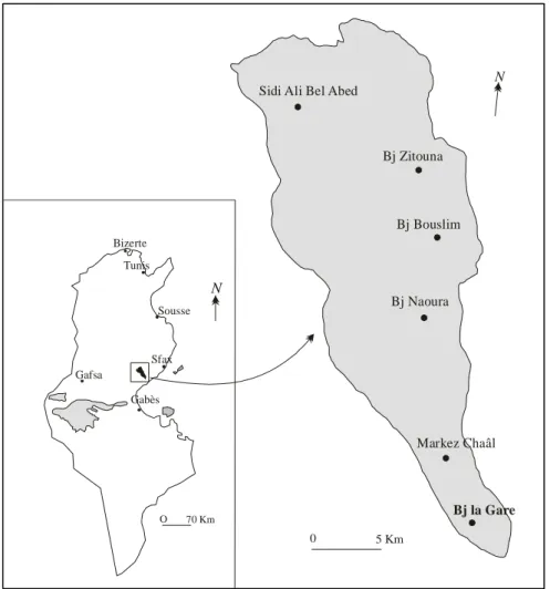 Figure 1 - Carte de localisation. 