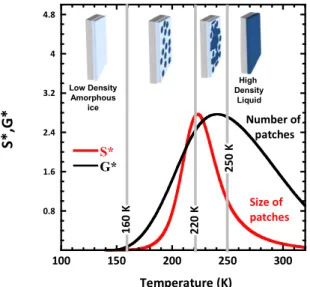 Figure 6.  By injecting the temperature dependence of p, the probability to form a HBond (Fig