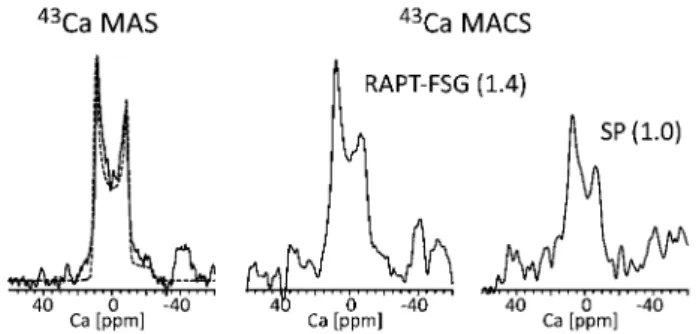 Fig. 2 A simulated plot of a relative signal enhancement (B MACS 1 /B MAS 1 ) versus the MACS resonance frequency