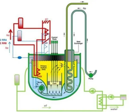 Figure 2. Decay Heat Removal systems location 2.3.  Secondary circuits 