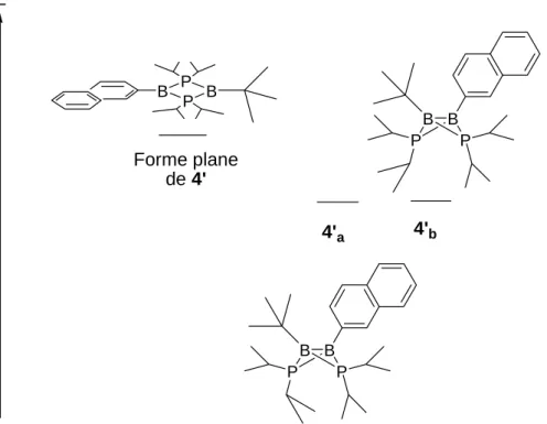 Figure II-19 : Isomères diradical/papillon de 4’ 