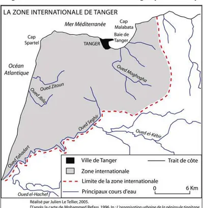 Figure 4. La zone internationale de Tanger (1925-1956) 