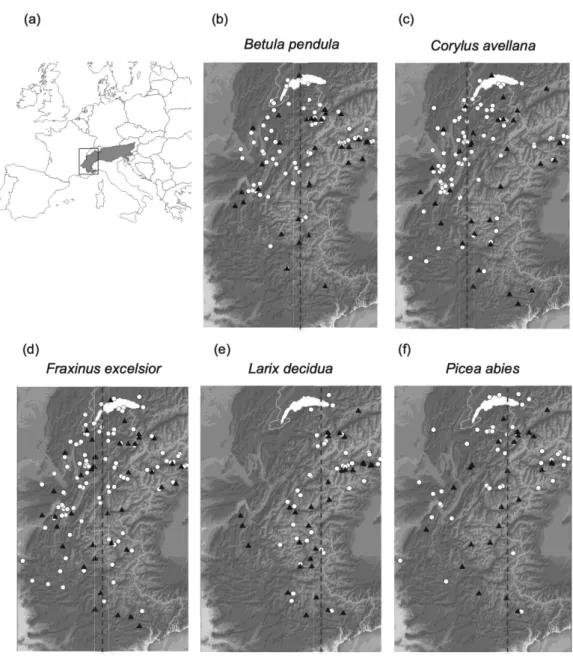 Fig.  1: Locations  of  the  data  used  for  the  study. Map  showing  the  location  of  the  study  area 402