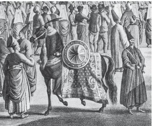 Fig. 6. Cheval de cérémonie et son équipement.