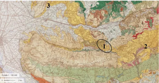 Figure 3 : Localisation des sites à tritons palmés, connus à ce jour, dans le Luberon