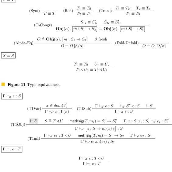 Figure 11 Type equivalence.