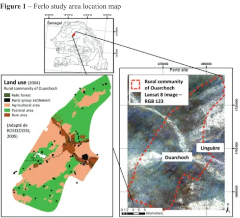 Figure 1 – Ferlo study area location map